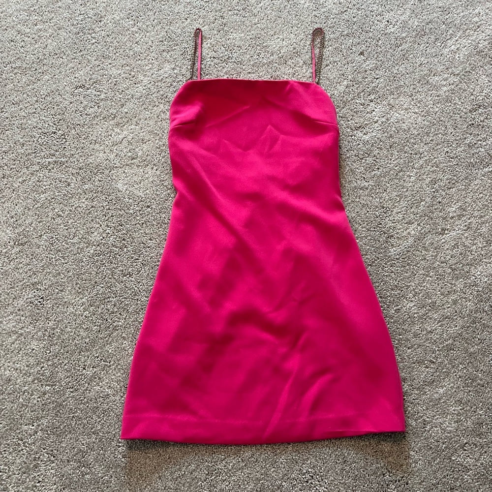 NBD Hollywood and Vine Crystal Strap Mini dress